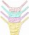 Calcinhas Lolitas Fitness - Kit Sereia com 4 unidades - Ed Limitada Rio Fashion Fitness - Imagem 1