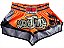 Short Muay Thai Cetim Premium Tradicional LARANJA - Imagem 1