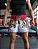 Short Muay Thai Calção Tailandês - Gold Pink/Branco - Imagem 3