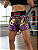 Short Muay Thai Calção Tailandês - Premium Roxo e Dourado - Imagem 1