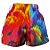 Short Muay Thai Calção Tailandês Unissex - Aquarela Bfw - Imagem 6