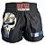 Short Muay Thai Tailandês Preto Básico Unissex - Caveira - Imagem 1