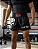 Short Muay Thai Tailandês Preto Básico Unissex - Caveira - Imagem 3