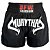 Short Muay Thai Tailandês Preto Básico Unissex - Muay Thai - Imagem 1