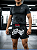 Short Muay Thai Tailandês Preto Básico Unissex - Imagem 2