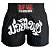 Short Muay Thai Tailandês Preto Básico Unissex - Imagem 1
