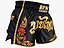 Short Muay Thai Flower - Dourado - Imagem 2