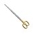 Tesoura Aston serrilhada reta 18cm - Imagem 1