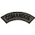 Distintivo Semicircular Bordado de Baixa Visibilidade - Manicaca COMANDOS - Imagem 1