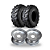 Kit 2x Pneus + Rodas 21x7-10 - Imagem 1