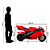 Mini Moto GP Ninja 49cc - C/ Nota Fiscal - Imagem 11