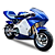 SUPER MINI MOTO GP NINJA 49cc - MODELO DE EXPOSIÇÃO - Imagem 1