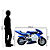 SUPER MINI MOTO GP NINJA 49cc - MODELO DE EXPOSIÇÃO - Imagem 2