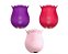Vibrador Multi Velocidades Rosa Estimuladora de Clitóris com Pulsação - Imagem 1