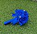 Buquê Rosas Colombianas Azul Royal - Imagem 1