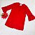 Casaco Infantil Vermelho Crepe Forrado em Cetim da Petit Cherie - Imagem 1