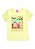 Blusa Infantil Feminina Amarela Estampa Praiana - Imagem 1