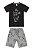 Conjunto Infantil com Bermuda Moletom da Up Baby - Cores Diferentes - Imagem 4