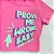 Blusa Cropped Infantil Rosa Neon da Vanilla Cream - Imagem 2