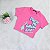 Blusa Cropped Infantil Rosa Neon da Vanilla Cream - Imagem 1