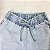 Shorts Infantil Lavagem Jeans Claro da Vanilla Cream - Imagem 2
