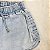 Shorts Infantil Lavagem Jeans Claro da Vanilla Cream - Imagem 3