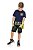 Conjunto Infantil Bermuda Moletinho da Quimby - Cores Diferentes - Imagem 2