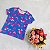 Blusa Infantil Feminina Estampada de Morangos da Momi - Imagem 1