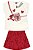 Conjunto Infantil com Shorts Saia e Blusinha em Malha - Imagem 2