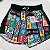 Conjunto Juvenil Shorts Multicolorido em Tactel da Vanilla Cream - Imagem 3
