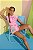 Conjunto Juvenil Rosa com Shorts em Moletom da Vanilla Cream - Imagem 4