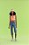 Blusa Juvenil Cropped Laranja Canelado da Vanilla Cream - Imagem 4