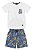 Conjunto Infantil Masculino com Bermuda em Tactel da Quimby - Imagem 1