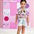 Blusa Infantil Feminina Cropped Flozinha Licenciada da Animê - Imagem 2