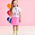 Conjunto Infantil com Saia Shorts Rosa Neon da Momi - Imagem 2