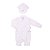 Conjunto de Bebê Branco Batizado c/Boné da Sylvaz - Imagem 1