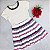 Vestido Infantil Casual em Neoprene Matinée tamanho 10 - Imagem 1