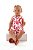 Macacão de Bebê Curto Estampado Vermelho da Up Baby - Imagem 3