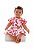 Vestido de Bebê Casual Vermelho Estampado da Up Baby - Imagem 2