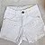 Shorts Infantil Feminino Branco Sarja da Have Fun - Imagem 2