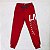 Calça Infantil Masculina Vermelha em Moletom Flanelado da Lamon - Imagem 1