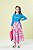 Conjunto Infantil Feminino c/Saia Longa Floral da Málagah - Imagem 2