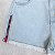 Shorts Infantil Feminino Jeans Claro da Málagah - Imagem 3