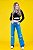 Calça Infantil Feminina Wide Leg Jeans da Pullga - Imagem 2