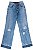 Calça Infantil Feminina Wide Leg Jeans da Pullga - Imagem 3