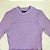 Blusa Juvenil Lilás Cropped c/Decote Vazado da Vanilla Cream - Imagem 2