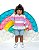 Conjunto Infantil de Menina Blusa Com Gola Gabriela Aquarela - Imagem 2