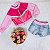 Conjunto Infantil de Menina com Jaqueta Corta Vento - Imagem 1