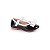 Sapato Infantil Preto e Branco de Verniz Modelo Boneca - Imagem 1