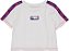 Blusa Infantil Branca Manga Curta com Fita  Animê - Imagem 1
